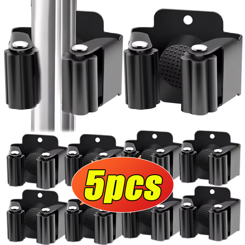 Screw Organizer Kit - حامل مشبك الممسحة المثبت على الحائط،