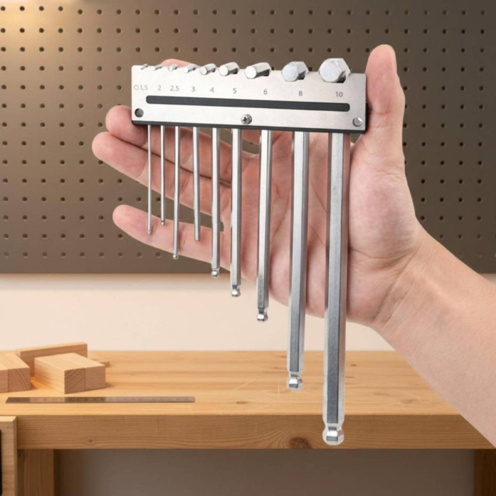 Tools In Metal Workshop - حامل مفاتيح سداسية معدني يثبت على