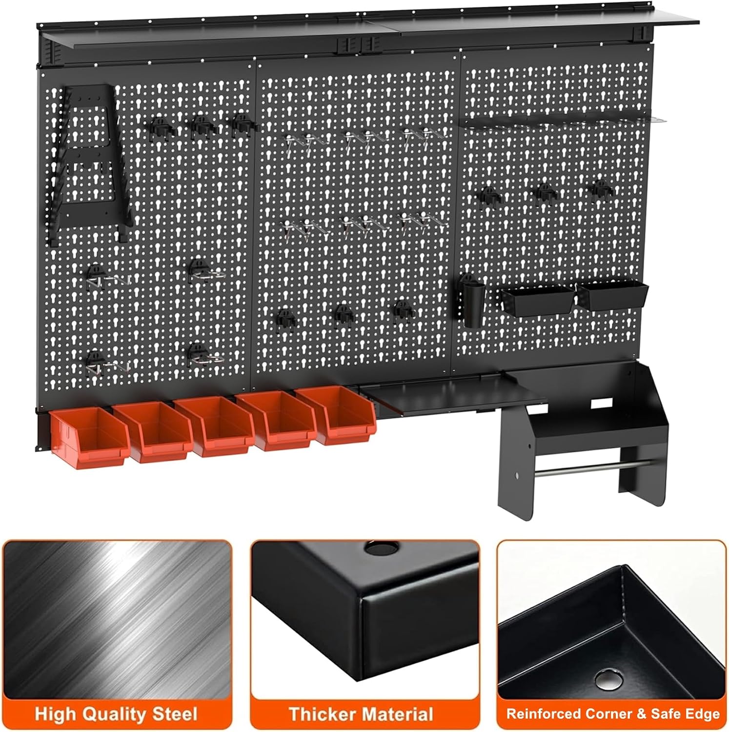 لوحة تنظيم معدنية معلقة على ال - مراجعة Workshop Tools.Hanging Board وسعره
