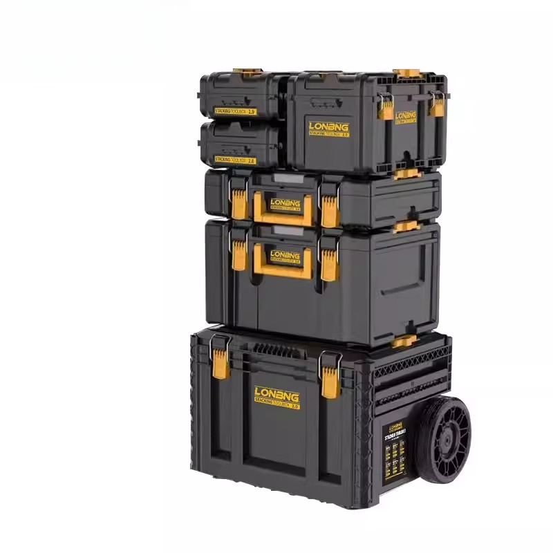 صندوق أدوات معدني قابل للتكديس - مراجعة Workshop Garage Tools Manufacturer وسعره