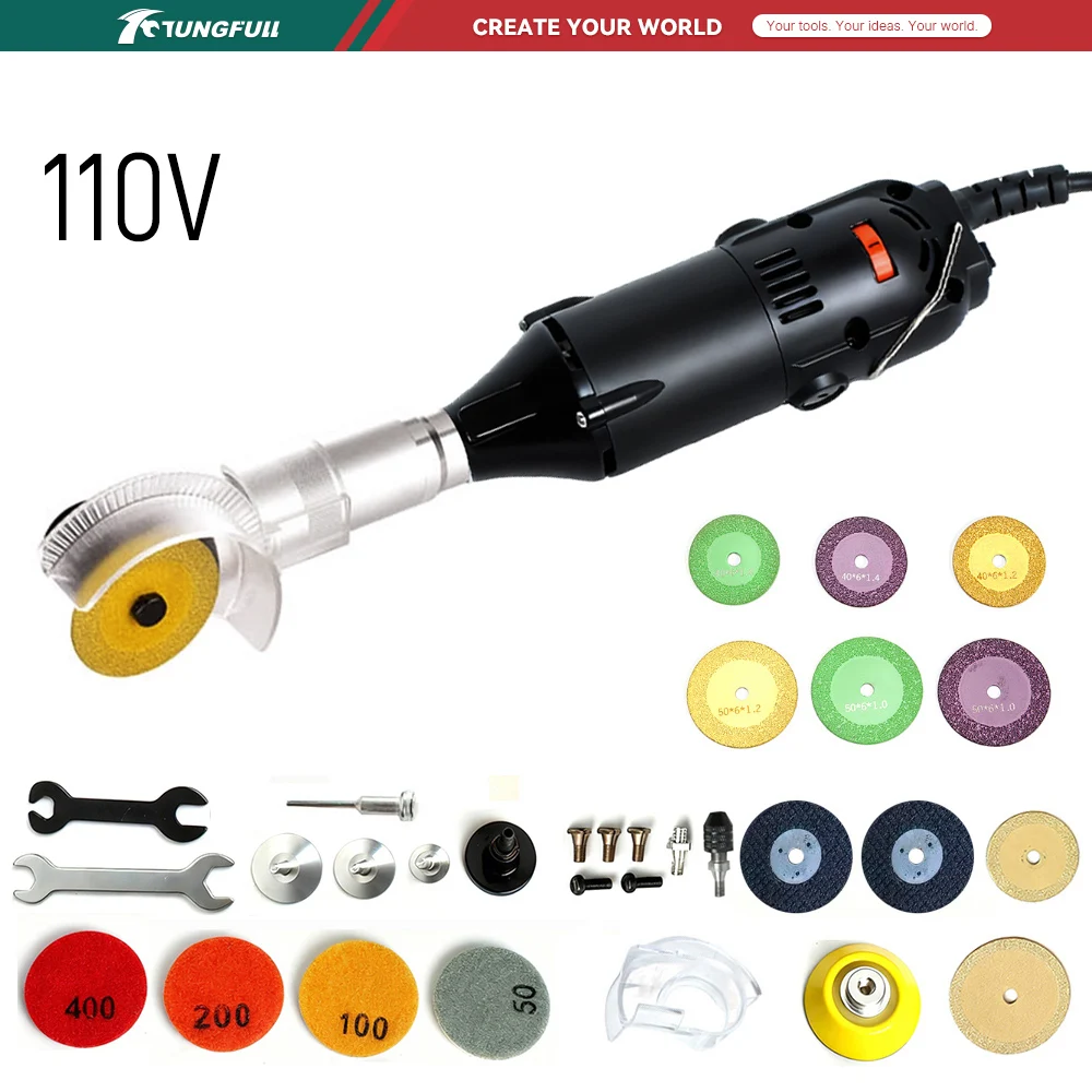 جلاخة زاوية صغيرة TUNGFULL 110 - مراجعة Hand Tools Mechanical Workshop وسعره
